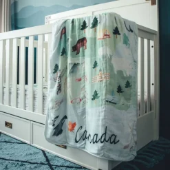 Kids Bedding|Blankets-LouLou Lollipop Canada Muslin Quilt Blanket