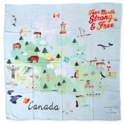 Blankets|Sleep Sacks + Wraps-LouLou Lollipop Canada Swaddle Blanket