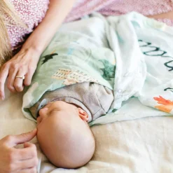 Blankets|Sleep Sacks + Wraps-LouLou Lollipop Canada Swaddle Blanket