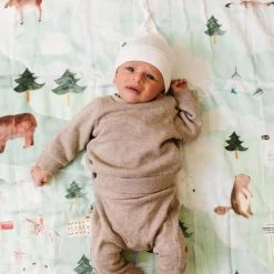 Blankets|Sleep Sacks + Wraps-LouLou Lollipop Canada Swaddle Blanket