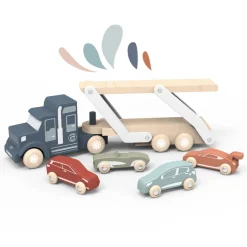 Cars + Trucks|Wooden Toys-Speedy Monkey Car Transporter