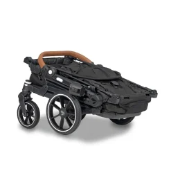 Wagons-Larktale Caravan Coupe LTE Stroller Wagon Byron Black