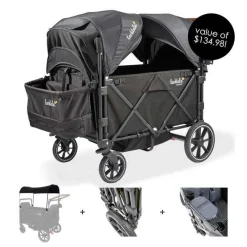 Wagons-Larktale Caravan Stroller Wagon (V3) Bundle