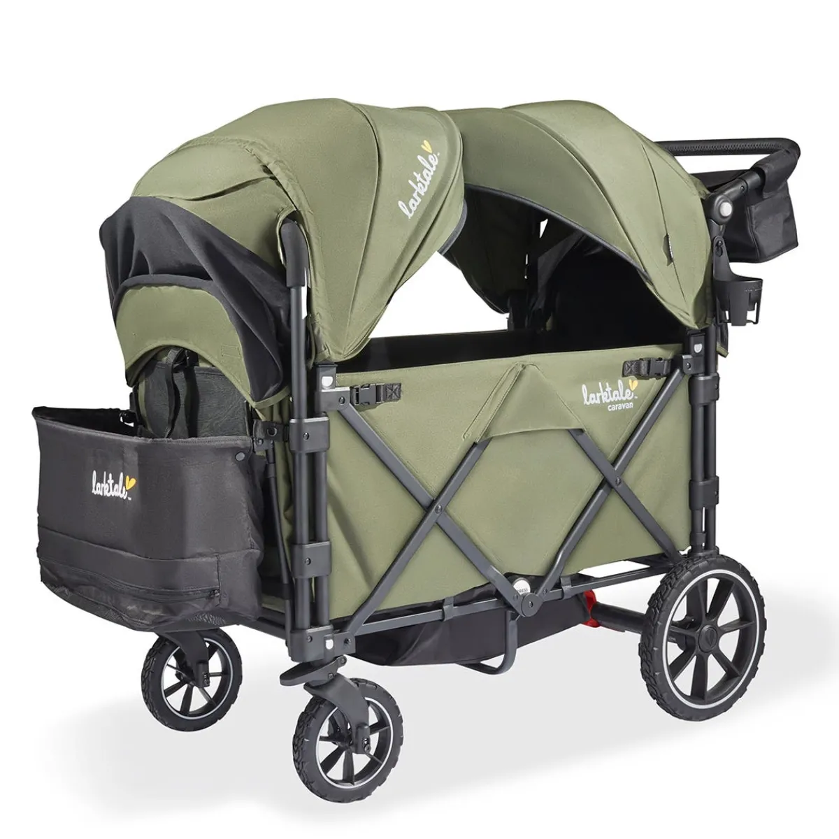 Wagons-Larktale Caravan Stroller Wagon (V3) Bundle