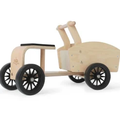 Ride-On Toys|Wooden Toys-Kinderfeets Cargo Bike Natural