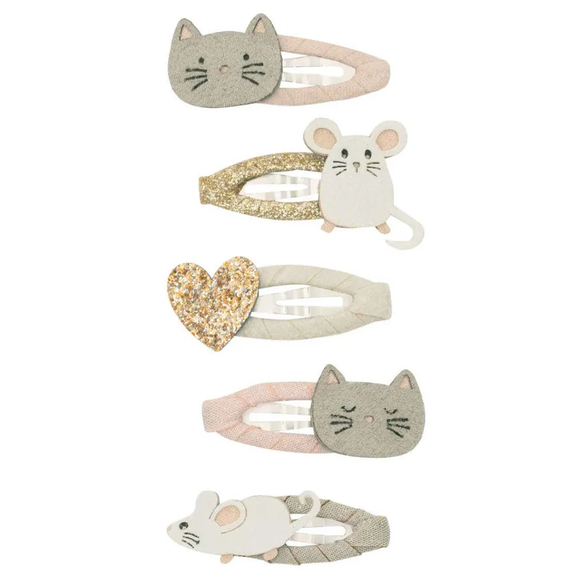 Hair Accessories-Mimi & Lula Cat & Mouse Mini Clic Clacs