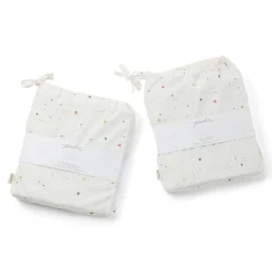 Crib Fitted Sheets-Pehr Celestial Crib Sheet