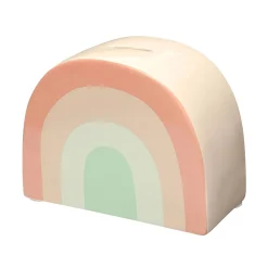 Decorative Objects-Pearhead Ceramic Rainbow Bank