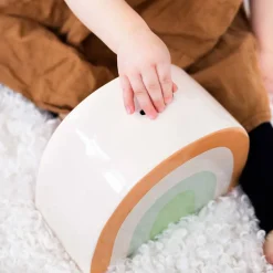 Decorative Objects-Pearhead Ceramic Rainbow Bank