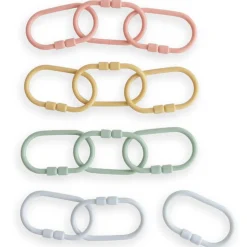 Play + Learn Toys-Mushie Chain Link Rings