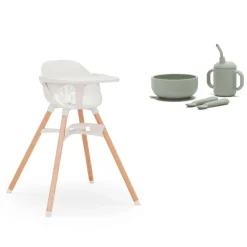 High Chairs & Boosters|Highchairs + Boosters-Lalo Chair + First Bite Starter Kit