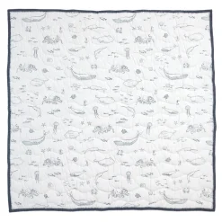 Kids Bedding|Blankets-Pehr Chambray Blanket