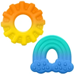 Teethers|Pacifiers + Clips-Bright Starts Chance of Smiles Teethers
