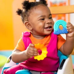 Teethers|Pacifiers + Clips-Bright Starts Chance of Smiles Teethers