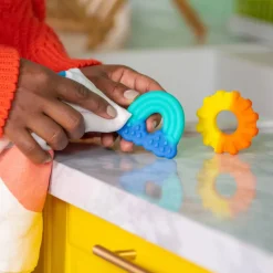 Teethers|Pacifiers + Clips-Bright Starts Chance of Smiles Teethers