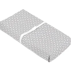 Changing Pads + Covers-Kushies Change Pad Cover Flannel with Slits (Print)