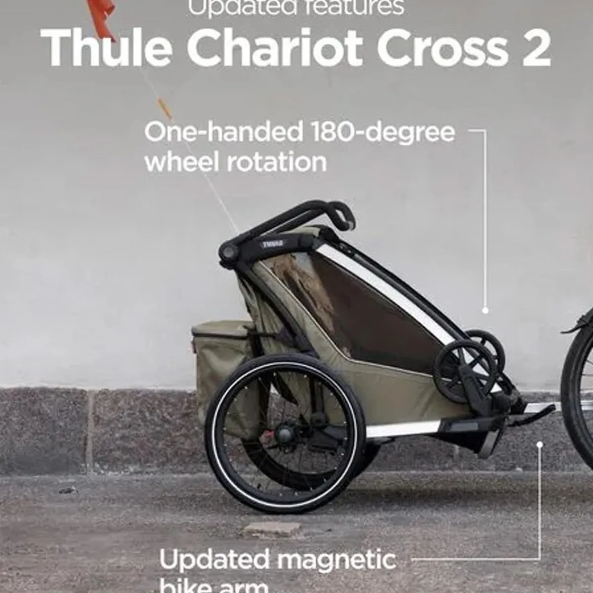 All-Terrain Strollers|Jogging Strollers-Thule Chariot Cross 2 (Double)