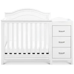 Mini Cribs|Convertible Cribs-DaVinci Charlie Mini Crib & Changer