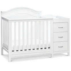 Mini Cribs|Convertible Cribs-DaVinci Charlie Mini Crib & Changer