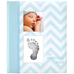 Memory Books-Pearhead Chevron Baby Book