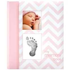 Memory Books-Pearhead Chevron Baby Book