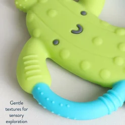 Pacifiers + Clips-Itzy Ritzy Chew Crew Silicone Handle Teether