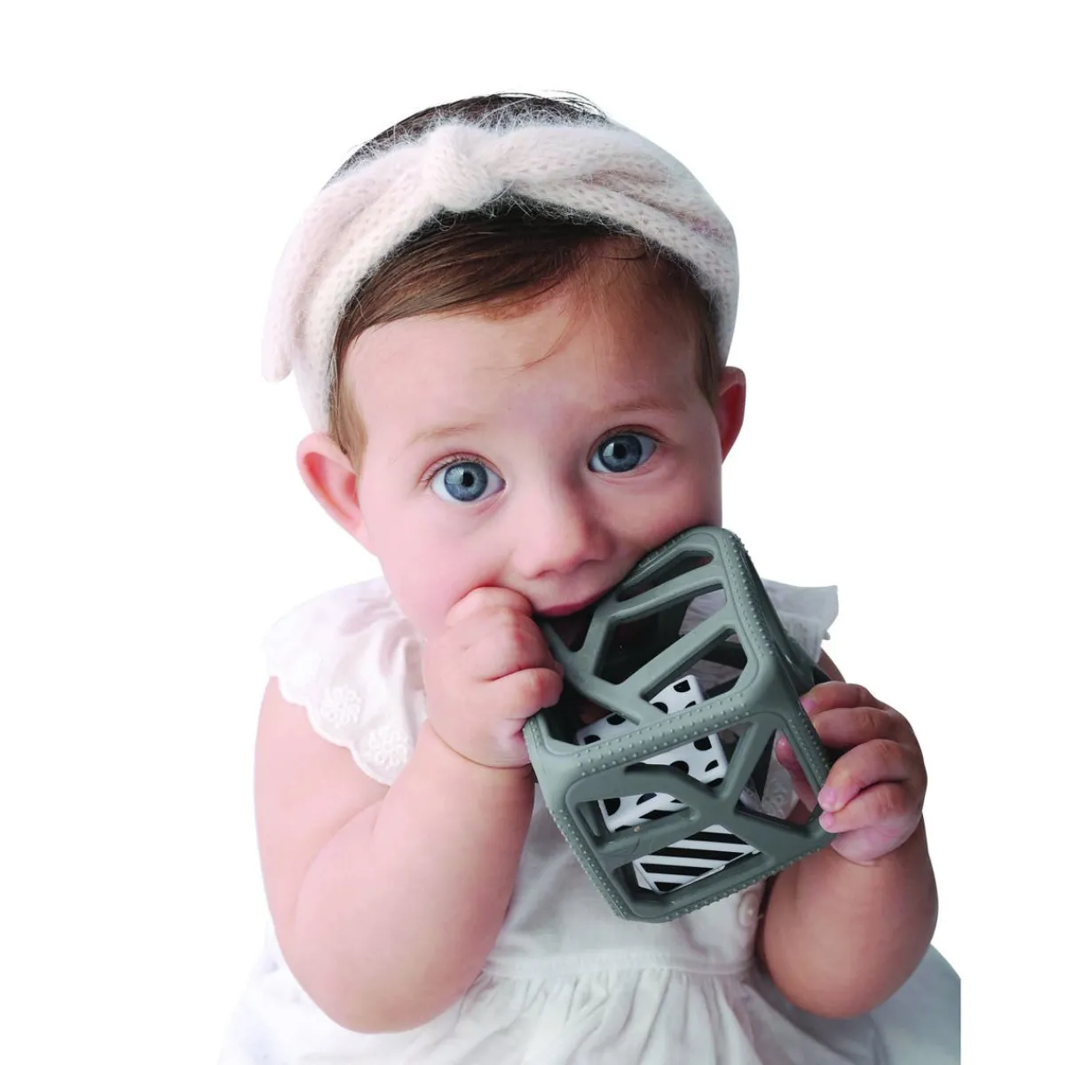 Teethers|Pacifiers + Clips-Malarkey Kids Chew Cube