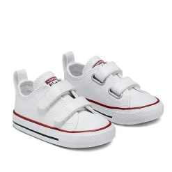 Velcro|Baby Sneakers-Converse Chuck Taylor All Star 2V White