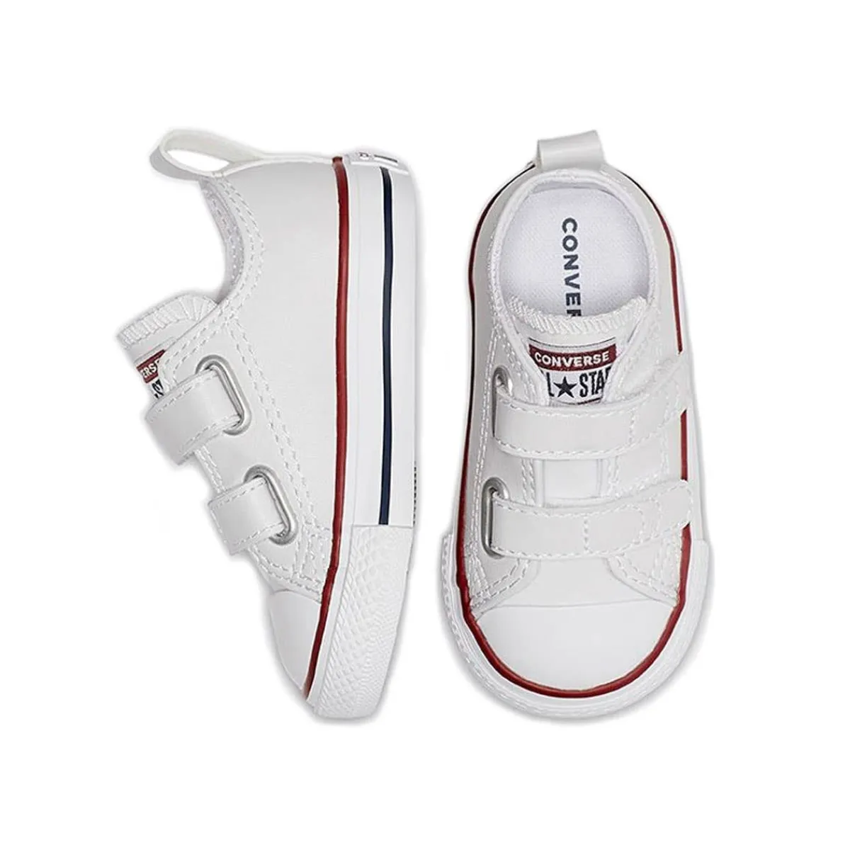Velcro|Baby Sneakers-Converse Chuck Taylor All Star 2V White