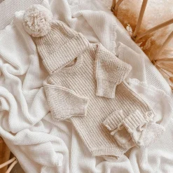 Infant Socks + Booties-Blossom & Pear Chunky Knit Booties