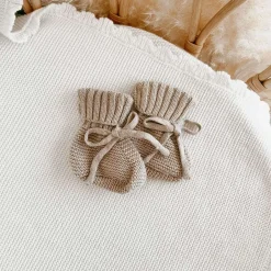 Infant Socks + Booties-Blossom & Pear Chunky Knit Booties