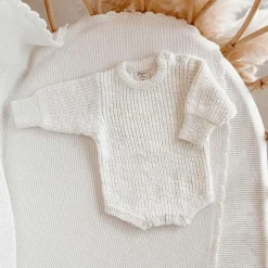 Rompers-Blossom & Pear Chunky Knit Romper