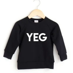 Sweaters + Jackets-Posh & Cozy City Crewneck (Toddler)