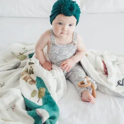 Kids Bedding|Blankets-LouLou Lollipop City Muslin Quilt Blanket