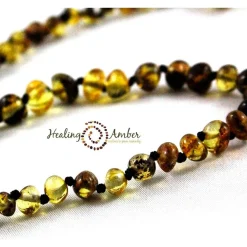 Jewelery-Healing Amber Clasp Bracelet 5.5"