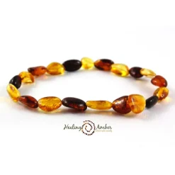 Jewelery-Healing Amber Clasp Bracelet 5.5