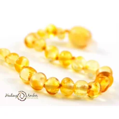 Jewelery-Healing Amber Clasp Bracelet 5.5