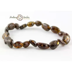 Jewelery-Healing Amber Clasp Bracelet 5.5