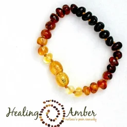 Jewelery-Healing Amber Clasp Bracelet 5.5