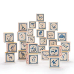 Wooden Toys|Blocks + Shape Sorters-Uncle Goose Classic ABC Blocks