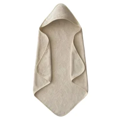 Towels + Cloths-Mushie Classic Hooded Towel