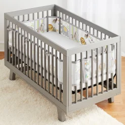 Crib Bumpers-BreathableBaby Classic Mesh Crib Liner (Print)
