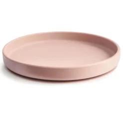 Kids Plates + Bowls|Grip + Suction Dishes-Mushie Classic Silicone Suction Plate