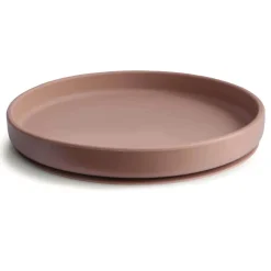 Kids Plates + Bowls|Grip + Suction Dishes-Mushie Classic Silicone Suction Plate