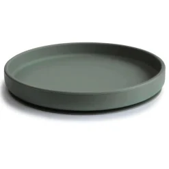 Kids Plates + Bowls|Grip + Suction Dishes-Mushie Classic Silicone Suction Plate