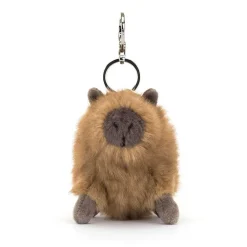 Plush Animals-Jellycat Clyde Capybara Bag Charm