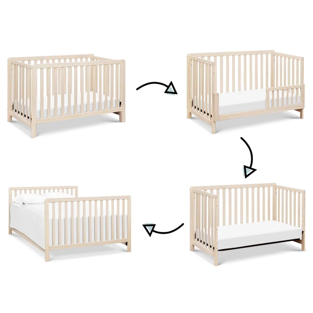 Convertible Cribs-DaVinci Colby 4-in-1 Convertible Crib