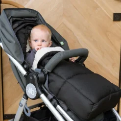 Stroller Accessories-Bumbleride Cold Weather Footmuff 2024 - Matte Black