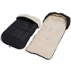 Stroller Accessories-Bumbleride Cold Weather Footmuff 2024 - Matte Black