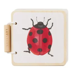 Wooden Toys-Lovevery Colorful Animals Wooden Book